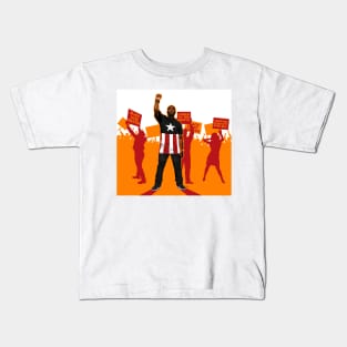 BLACK LIVES MATTER / JUSTICE FOR GEORGE FLOYD Kids T-Shirt